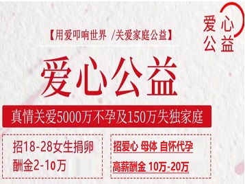 马边捐卵助孕生子 爱心志愿者招募